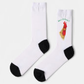Verrassde Rooster Socks Playful - Wat is zo grappi Sokken (Links)