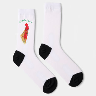 Verrassde Rooster Socks Playful - Wat is zo grappi Sokken