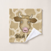 Verrassde set handdoeken voor Koe (Wasdoekje)