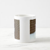 Verrassde witte kat koffiemok (Center)