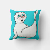 Verrassde zeepijlpiloot kussen (Achterkant)