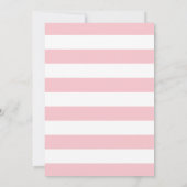 Verrassend 12e verjaardag Uitnodiging Roze en Goud (Achterkant)