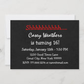 Verrassend 16e verjaardag Modern Red Stars v10 Kaart (Achterkant)