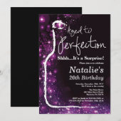 Verrassend 20e verjaardag wijn met een perfecte pe kaart (Voorkant / Achterkant)