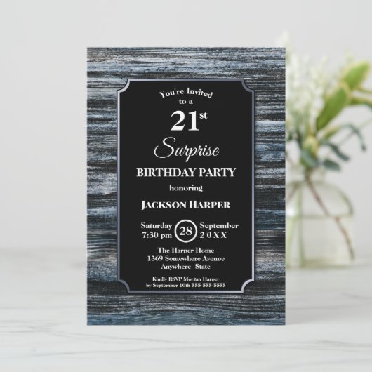 Verrassend 21ste uitnodiging van de Partij van de  (Staand voorkant)