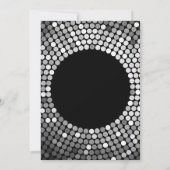 Verrassend 21ste verjaardag zwart en zilver glitte kaart (Achterkant)