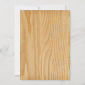 Verrassend 30e verjaardag Rustic Wood Kaart (Achterkant)