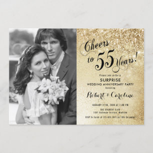 Verrassend 55e Jubileum met foto's - Gold Kaart