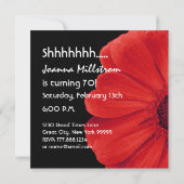 Verrassend 70e verjaardag Ellegant Daisy Flower Kaart (Achterkant)