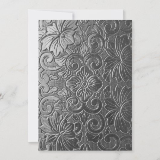 Verrassend 70th Birthday Black en Silver Glitter Kaart (Achterkant)