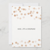 Verrassend 90e verjaardag koperen olie Glitterlich Kaart (Achterkant)