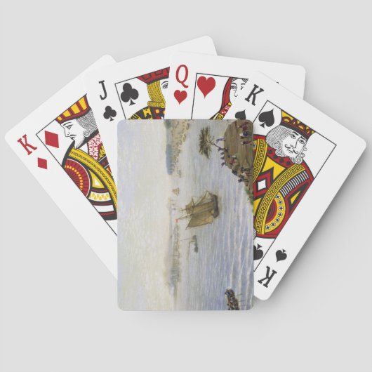 Verrassend aan de frontlijn van het leger in Ester Pokerkaarten (Achterkant)