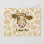 Verrassend Briefkaart van de Koe (Voorkant)