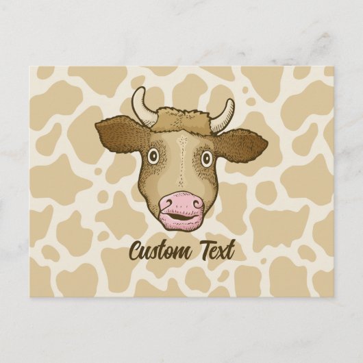 Verrassend Briefkaart van de Koe (Voorkant)