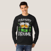 Verrassend dat ik Drink ben St Patrick's Day Funny T-shirt (Voorkant volledig)