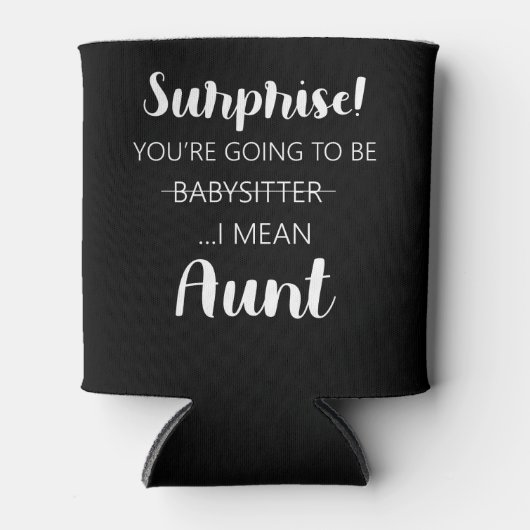 Verrassend dat je babysitter wordt blikjeskoeler (Voorkant)