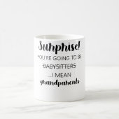 Verrassend dat je babysitters gaat zijn. koffiemok (Center)
