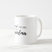 Verrassend dat je een oma gaat worden koffiemok (Voorkant rechts)