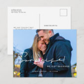 Verrassend dat we betrokken waren Foto Aankondigingskaart (Voorkant / Achterkant)