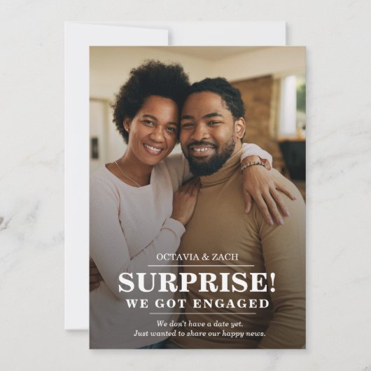 Verrassend dat we de aankondiging van de Foto zijn (Voorkant)