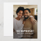 Verrassend dat we de aankondiging van de Foto zijn (Voorkant / Achterkant)