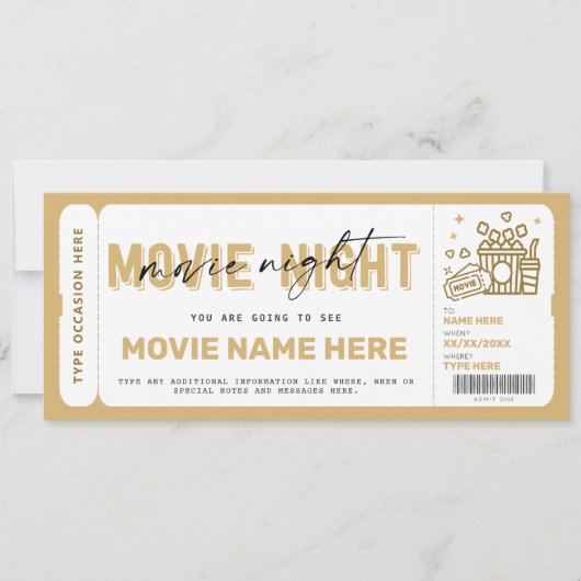 Verrassend filmritje Voucher Coupon (Voorkant)