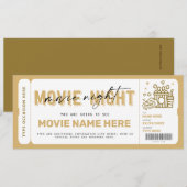 Verrassend filmritje Voucher Coupon Kaart (Voorkant / Achterkant)