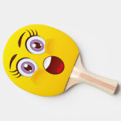 Verrassend gezicht tafeltennisbatje (Zijkant)