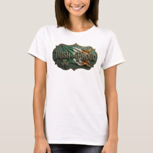 Verrassend gouden IERS EN TROTS shirt ontwerp