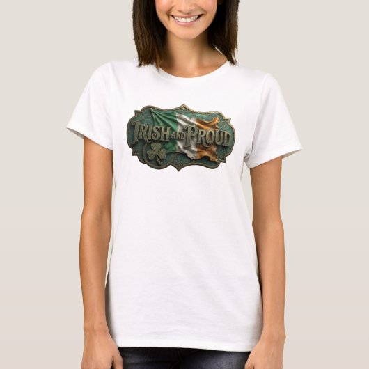 Verrassend gouden IERS EN TROTS shirt ontwerp (Voorkant)
