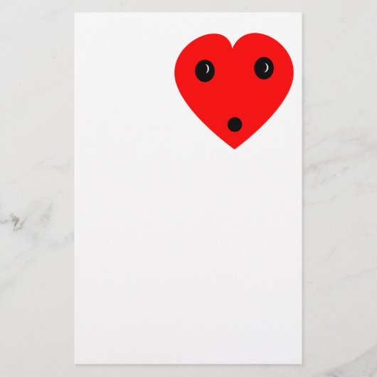 "Verrassend hart" Briefpapier (Voorkant)
