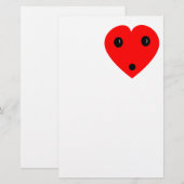 "Verrassend hart" Briefpapier (Voorkant / Achterkant)