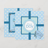 Verrassend! Het is een Baby shower-uitnodiging Kaart (Voorkant / Achterkant)