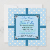 Verrassend! Het is een Baby shower-uitnodiging Kaart (Achterkant)