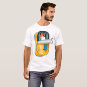 Verrassend in het blik van sardines t-shirt (Voorkant volledig)