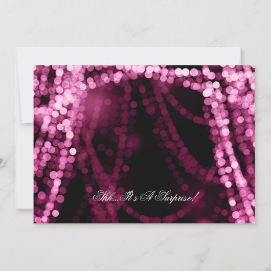 Verrassend koord van de Partij van de Koord roze Kaart (Achterkant)