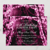 Verrassend koord van de Partij van de Koord roze Kaart (Voorkant / Achterkant)