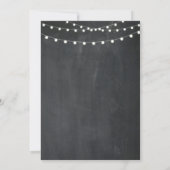 Verrassend marathychalkboard Alle leeftijdsuitnodi Kaart (Achterkant)