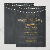 Verrassend marathychalkboard Alle leeftijdsuitnodi Kaart (Voorkant / Achterkant)