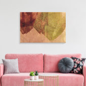 Verrassend modern abstract ontwerp canvas afdruk (Insitu (Woonkamer))