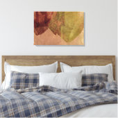 Verrassend modern abstract ontwerp canvas afdruk (Insitu (Slaapkamer))