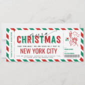 Verrassend New York Trip Cicket Voucher (Voorkant)