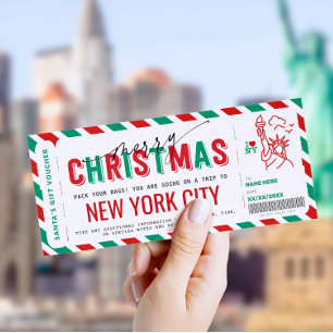 Verrassend New York Trip Cicket Voucher