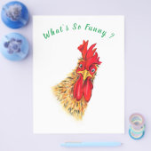 Verrassend nieuwsgierig Rooster Farmer Flyer-Boerd Flyer (Enkel)