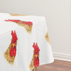 Verrassend nieuwsgierig Rooster Tablecloth Tafelkleed