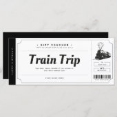 Verrassend reisbiljet met cadeaubon (Voorkant / Achterkant)