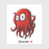 Verrassend Rode Plein Sticker (Vel)