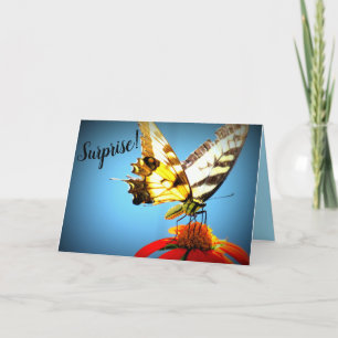 Verrassend!! Tiger Swallowtail Butterfly Kaart