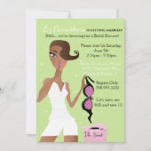 Verrassend Vrijgezellenfeest Green Sparkle Kaart (Voorkant)