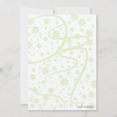 Verrassend Vrijgezellenfeest Green Sparkle Kaart (Achterkant)